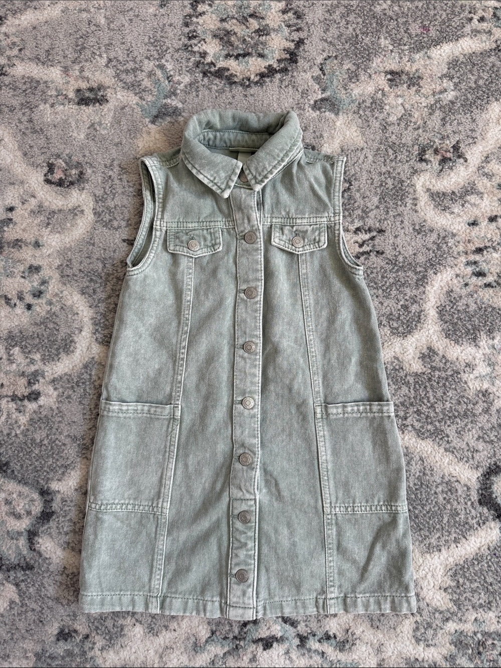 Cat & Jack Denim Button Down Dress